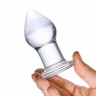 Классическая анальная пробка Amethyst Rain Small - 8 см. Классическая анальная пробка Amethyst Rain Small - 8 см.