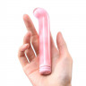 Розовый компактный вибратор из стекла Magic Cane - 12 см. Розовый компактный вибратор из стекла Magic Cane - 12 см.