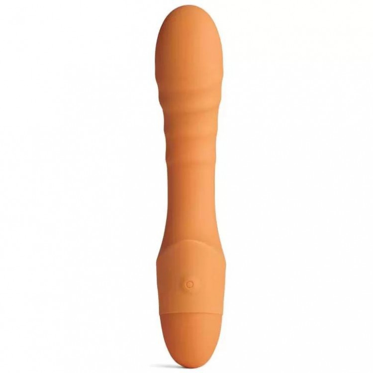 Оранжевый вибратор So Divine Pash для точки G - 17,8 см.