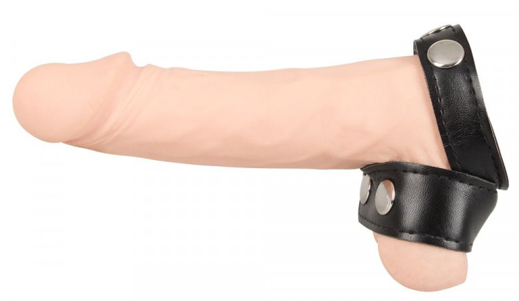 Утяжка для пениса и мошонки Cock Strap with Ball Stretcher