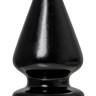 Черная анальная втулка Draco α - 18 см.