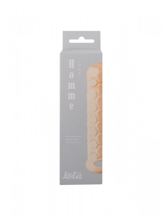 Телесный фаллоудлинитель Homme Long - 13,5 см.