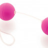 Фиолетовые вагинальные шарики на прозрачной сцепке