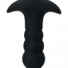 Чёрная анальная вибровтулка S-HANDE BUBLE - 9,9 см.