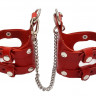 Красные изящные наручники Ellada