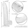 Прозрачный фаллоимитатор Size Queen 6 - 20,25 см. Прозрачный фаллоимитатор Size Queen 6 - 20,25 см.