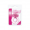 Розовое эрекционное кольцо с вибрацией Ring