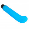 Голубой вибромассажер с загнутым кончиком XL G-Spot Softees - 16,2 см. Голубой вибромассажер с загнутым кончиком XL G-Spot Softees - 16,2 см.