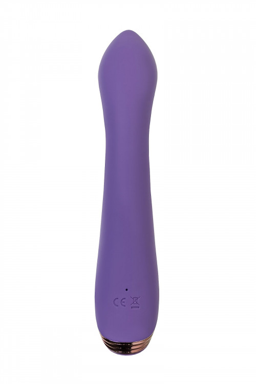 Фиолетовый вибратор-кролик Fingie с функцией Come-Hither - 21,6 см.