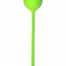 Зеленый силиконовый вагинальный шарик A-Toys с ушками