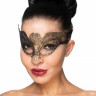 Золотистая карнавальная маска  Поррима 