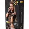 Черные наручники PREMIUM HANDCUFF WITH HOOK с золотистой перемычкой Черные наручники PREMIUM HANDCUFF WITH HOOK с золотистой перемычкой