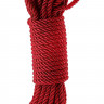 Красная веревка DELUXE BONDAGE ROPE - 10 м. Красная веревка DELUXE BONDAGE ROPE - 10 м.