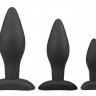 Набор из 3 анальных пробок Rocket Plug Set