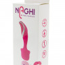 Розовый вибратор-жезл NAGHI NO.6 - 17,5 см.