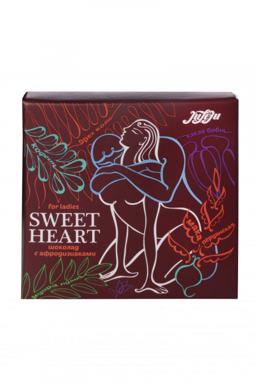 Шоколад с афродизиаками для женщин JuLeJu Sweet Heart - 9 гр.