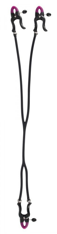 Зажимы на соски и клитор Silicone Nipple   Clit Clamps