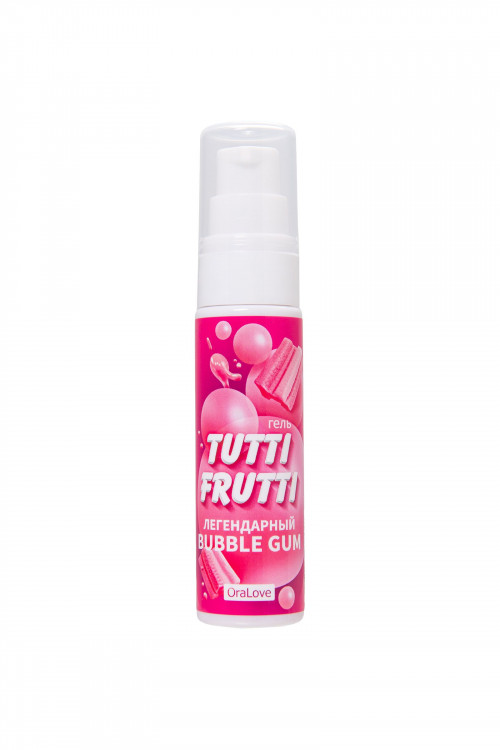 Интимный гель на водной основе Tutti-Frutti Bubble Gum - 30 гр.
