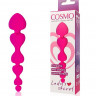 Ярко-розовая анальная цепочка Cosmo - 14,5 см.