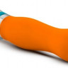 Оранжевый вибромассажер LUMINANCE - 16 см.
