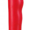 Красный вибромассажёр с наплывами Pure Vibes - 17,8 см.