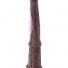 Коричневый фаллоимитатор мустанга - 42 см.