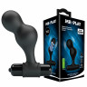 Черная анальная пробка с вибрацией Silicone Vibrating Anal Plug - 10 см. Черная анальная пробка с вибрацией Silicone Vibrating Anal Plug - 10 см.