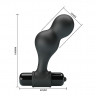 Черная анальная пробка с вибрацией Silicone Vibrating Anal Plug - 10 см. Черная анальная пробка с вибрацией Silicone Vibrating Anal Plug - 10 см.