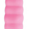 Нежно-розовый вибратор-гусеница Patchy Paul - 22,8 см.