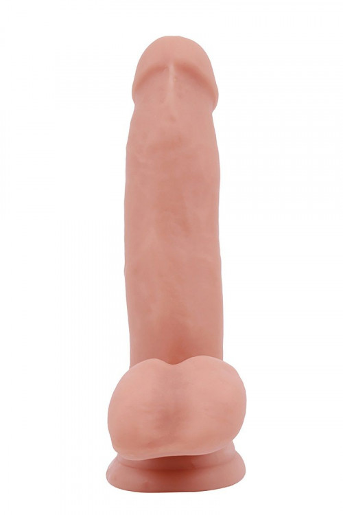 Телесный фаллоимитатор-реалистик Dual Density Dildo - 18 см.