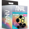 Черная анальная цепочка Black Anal Beads - 40,6 см.