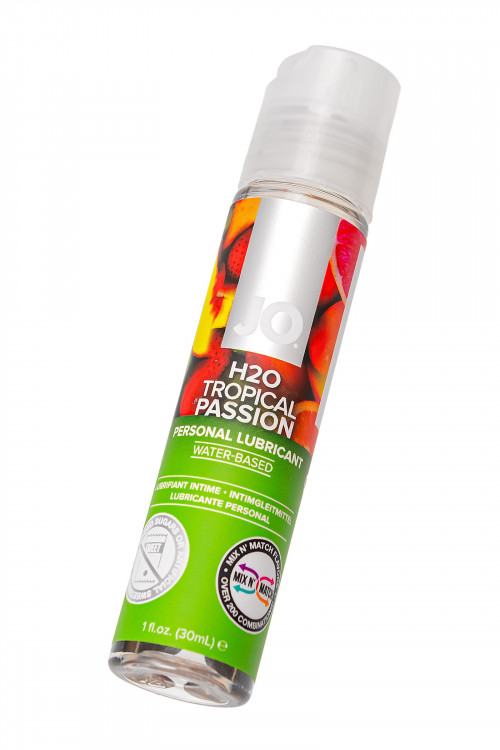 Смазка с ароматом тропических фруктов JO Flavored Tropical Passion - 30 мл.