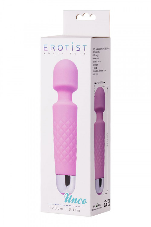 Розовый жезловый вибратор Erotist UNCO
