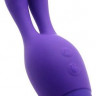 Фиолетовый вибратор INDULGENCE Dream Bunny - 15 см.