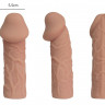 Насадка фаллического вида с венками Extreme Sleeve 005 L-size - 16,4 см.