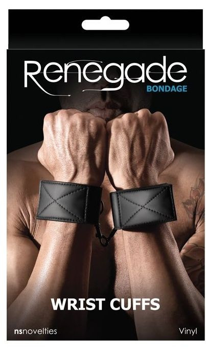 Черные наручники Wrist Cuff