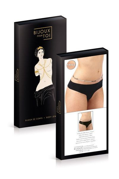 Серебристый пояс MANON ARGENT
