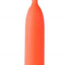 Оранжевый вибромассажер из силикона Delight - 18,5 см.