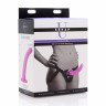 Лиловый поясной страпон Navigator Silicone G-Spot Dildo with Harness - 17,8 см. Лиловый поясной страпон Navigator Silicone G-Spot Dildo with Harness - 17,8 см.