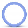 Голубое люминесцентное кольцо Silicone Glo Cock Ring