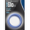 Голубое люминесцентное кольцо Silicone Glo Cock Ring