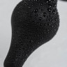 Черная анальная втулка Spade XS - 6,5 см.