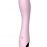 Нежно-розовый вибростимулятор Loving - 18 см.