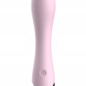 Нежно-розовый вибростимулятор Loving - 18 см.