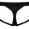 Черные трусики для насадок Heroine Lingerie Harness - size S