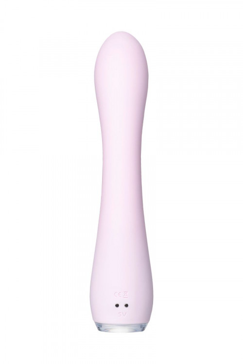Нежно-розовый вибратор PPP SHIO-PRO - 21 см.