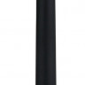 Чёрный водонепроницаемый вибратор - 17 см.