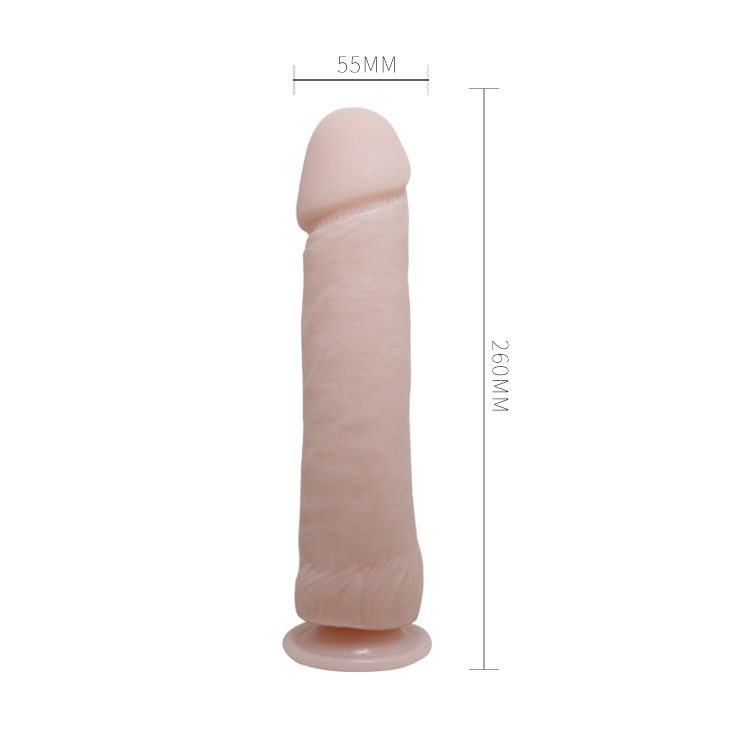 Вибратор с присоской The Big Penis - 26,5 см.