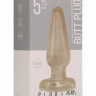 Стеклянная анальная пробка Butt Plug Basic 5 Inch - 12,7 см. Стеклянная анальная пробка Butt Plug Basic 5 Inch - 12,7 см.