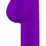 Фиолетовый вибромассажер B4 - 13,97 см.